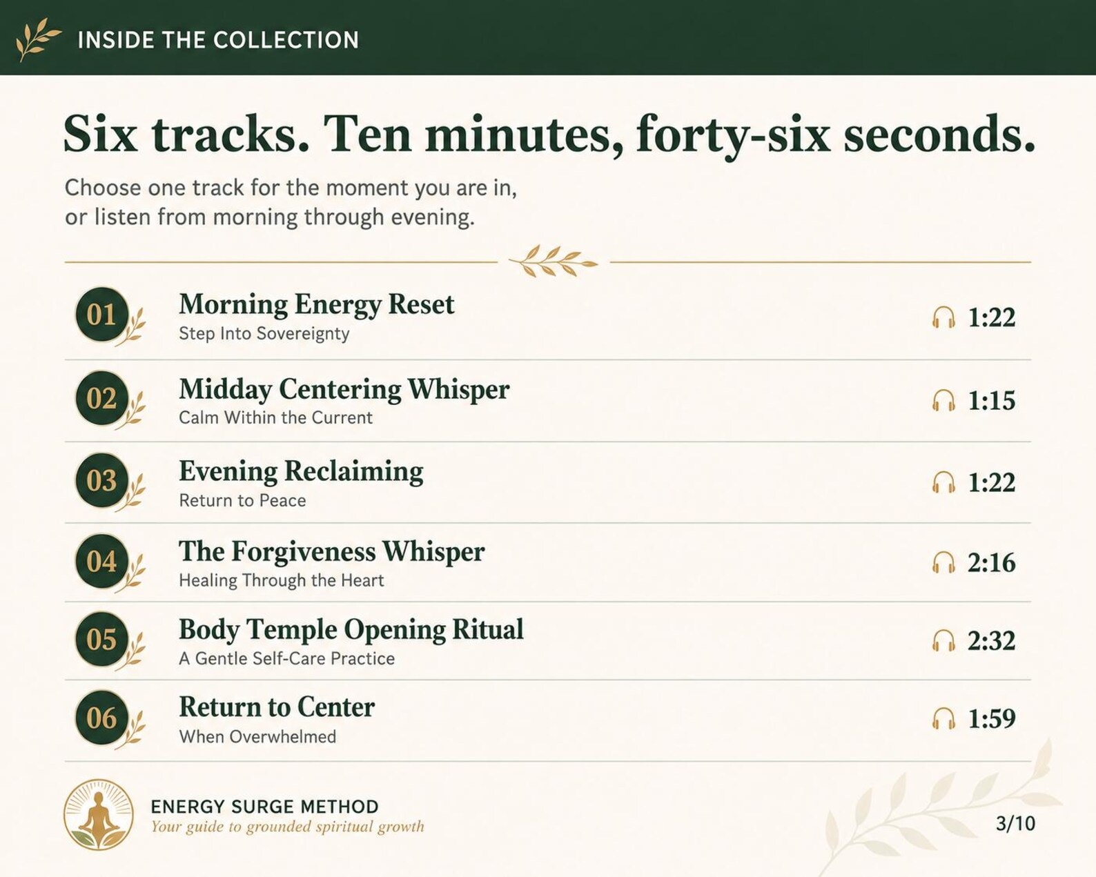 Inside the guided meditation collection